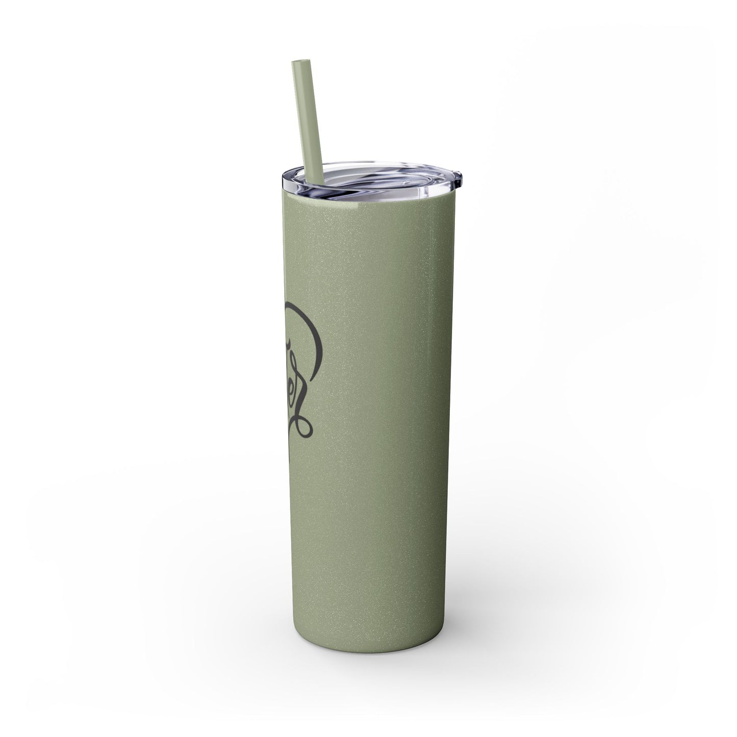 Sister Love Skinny Tumbler with Straw - 20oz Travel Mug