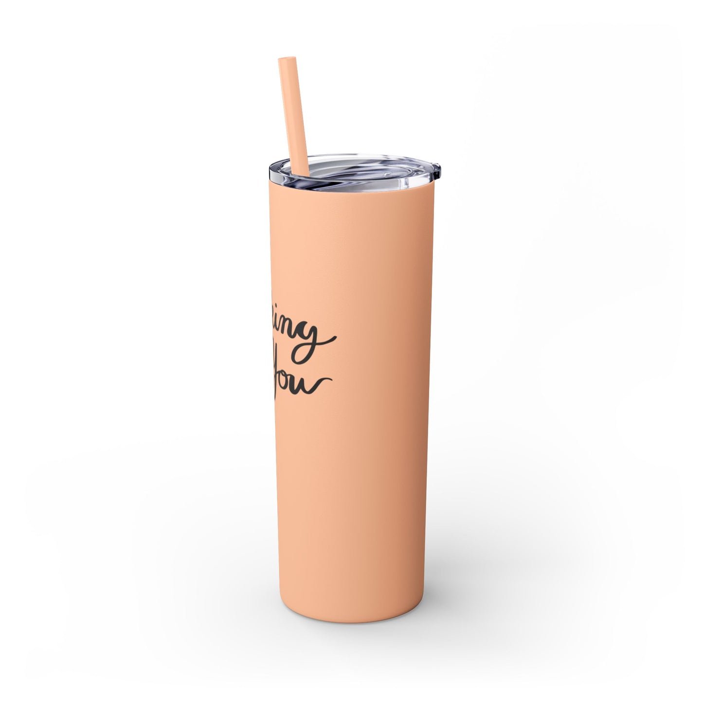 Thoughtful Thinking of You Skinny Tumbler with Straw - 20oz