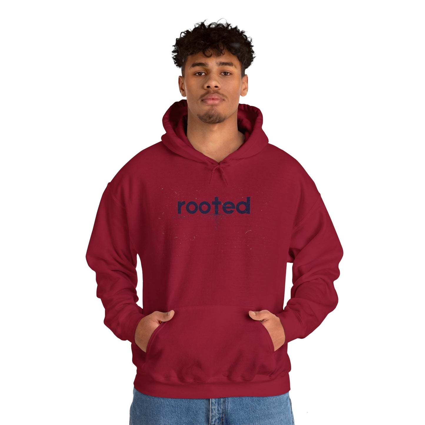 Rooted in Christ - Unisex Heavy Blend™ Hooded Sweatshirt - Cozy and Stylish