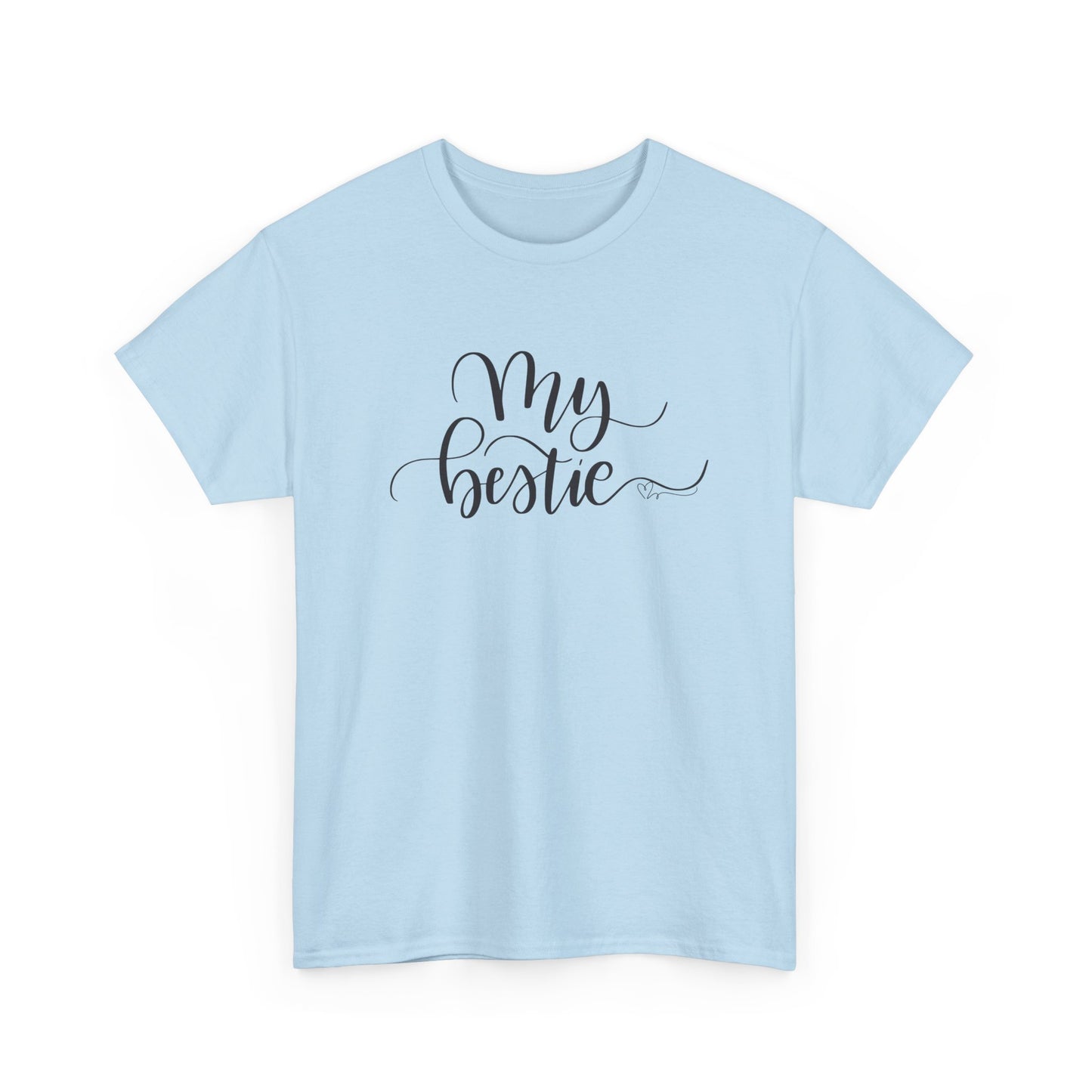 My Bestie Unisex Heavy Cotton Tee - Perfect Gift for Friends!