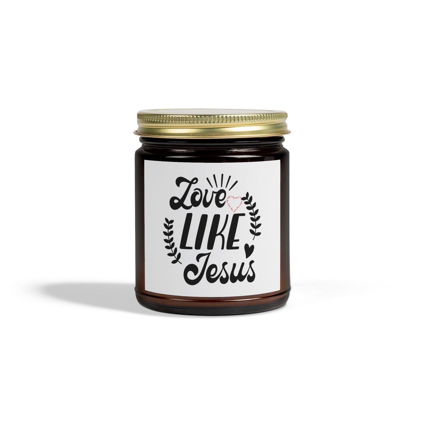 Love Like Jesus Scented Candle - Coconut Apricot Wax (4oz, 9oz)