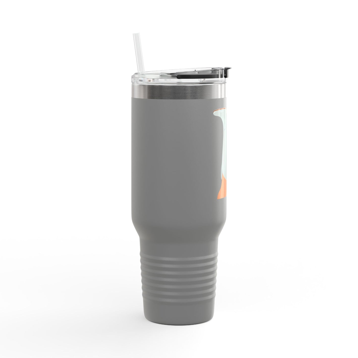 Chic Cowgirl Boots Insulated Travel Mug - 40oz with Fun Leg Graphic