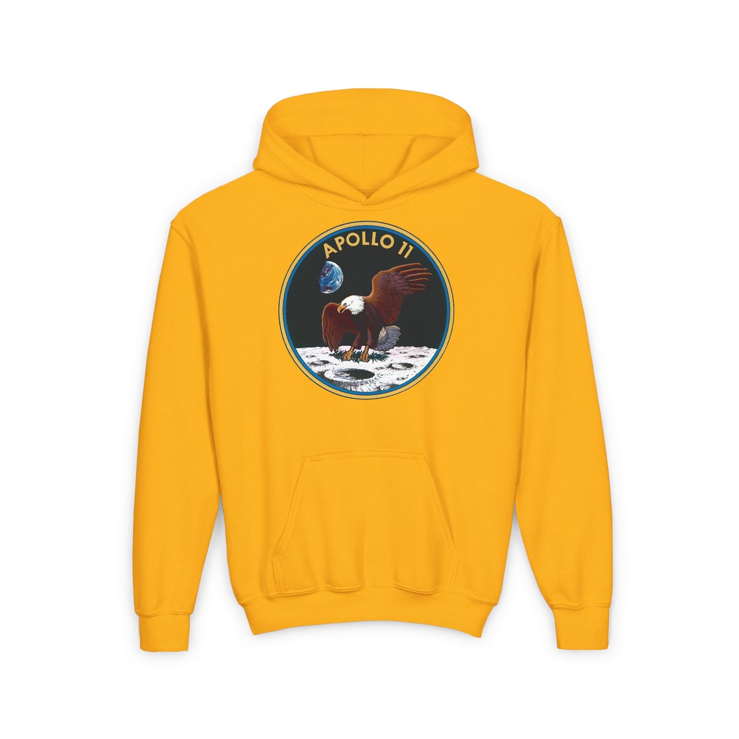 Apollo II Eagle Youth Hoodie - Space Exploration Design