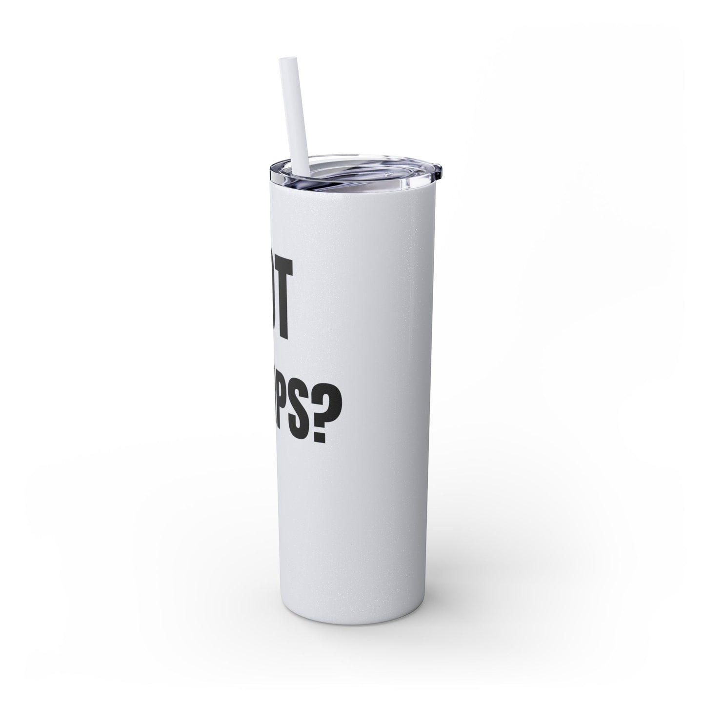 Got Chirps? Hockey Skinny Tumbler with Straw - Fun 20oz Drinkware