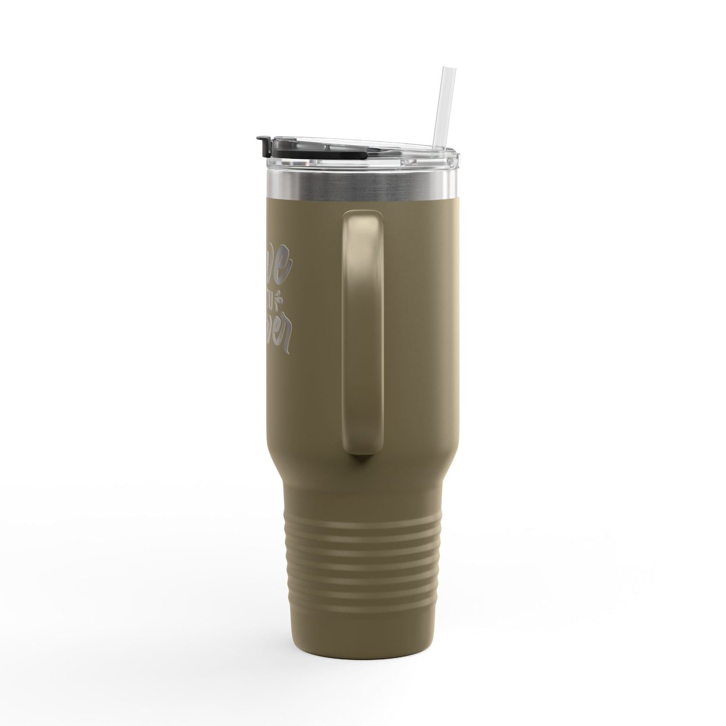 40oz Insulated Travel Mug with 'Love You Forever' Design - Perfect for Daily Hydration and Gifting