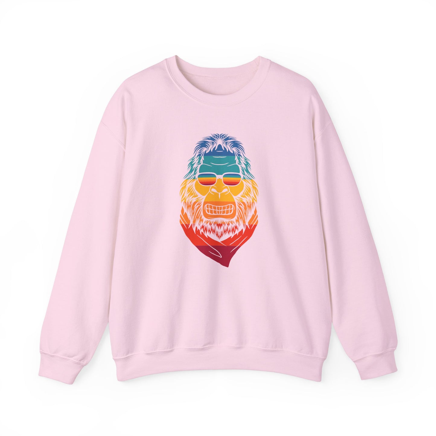 Chill Vibes Sunglass Gorilla Print Unisex Crewneck Sweatshirt