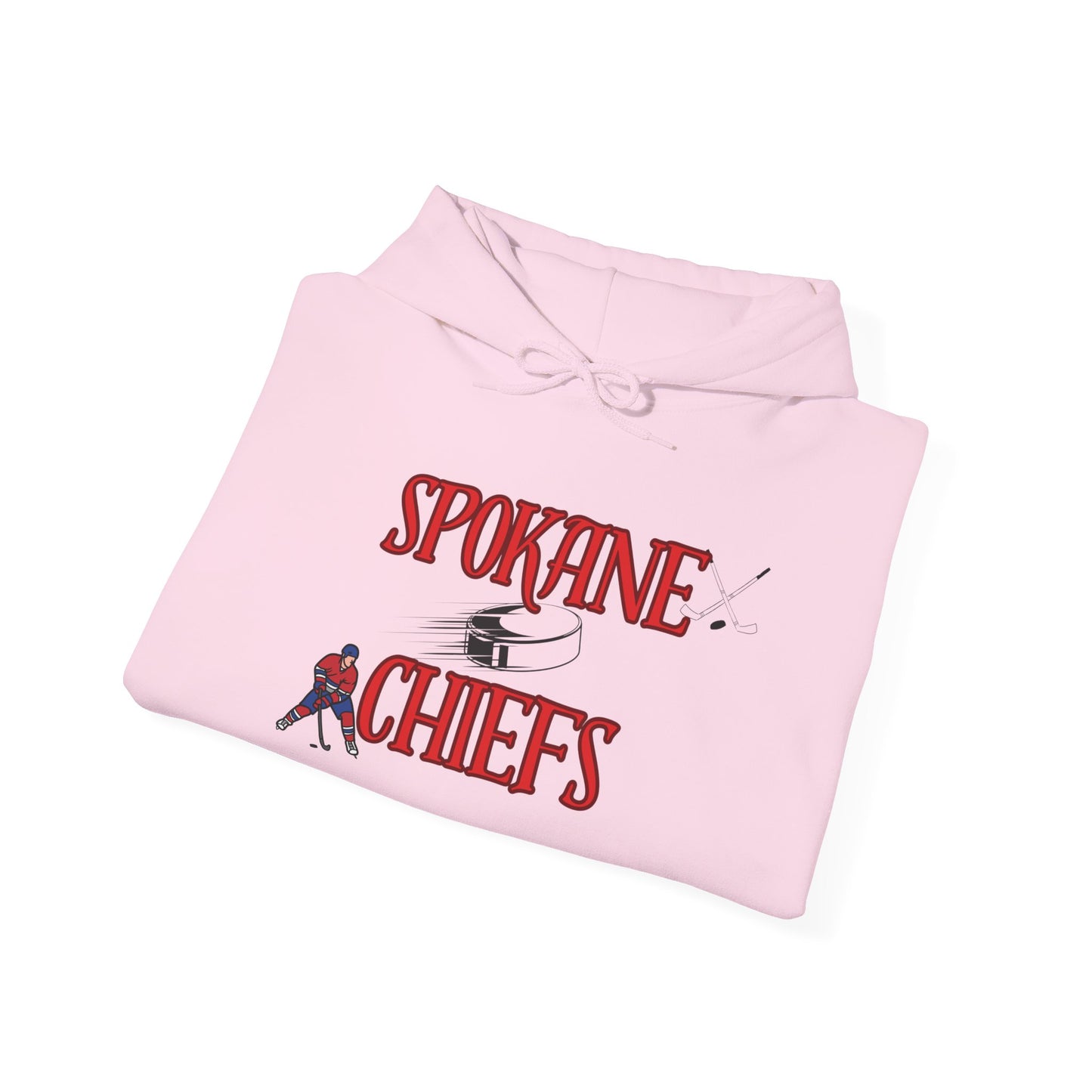 Spokane Chiefs  Red Hockey Sweatshirt | Unisex Heavy Blend™ Hooded Sweatshirt for Fans " Got Chirps?"