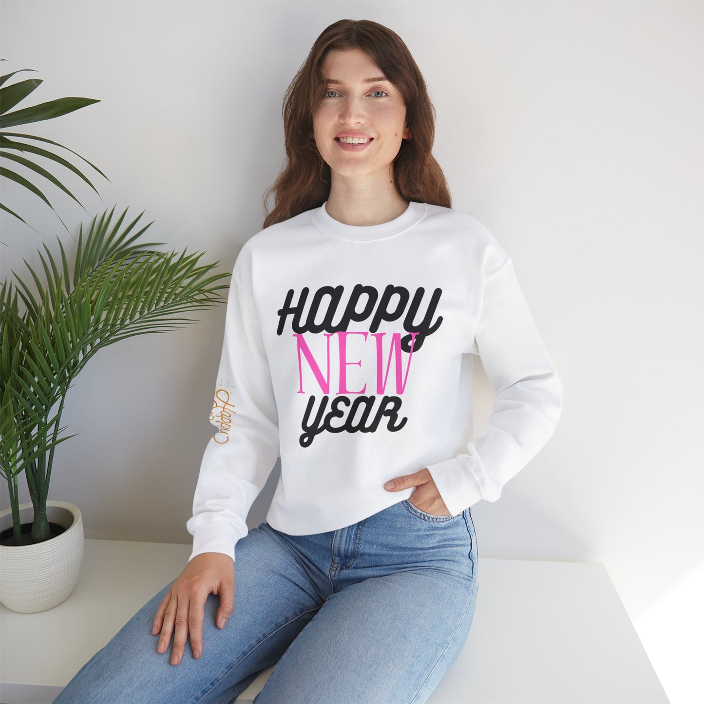 Happy New Year Crewneck Sweatshirt | Unisex Heavy Blend™