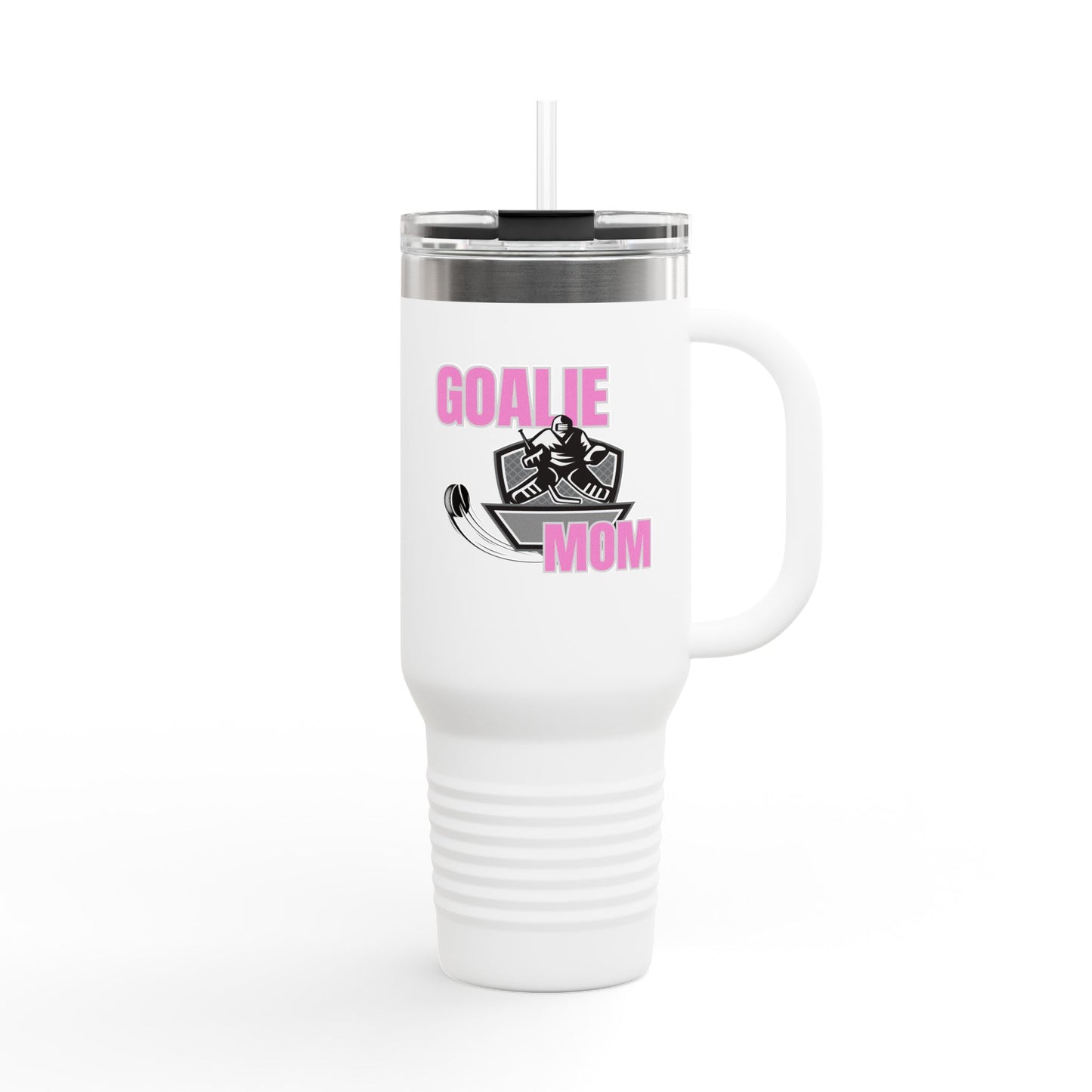 Goalie Mom Insulated Travel Mug - 40oz | Perfect for Sports Moms & On-the-Go Coffee Lovers