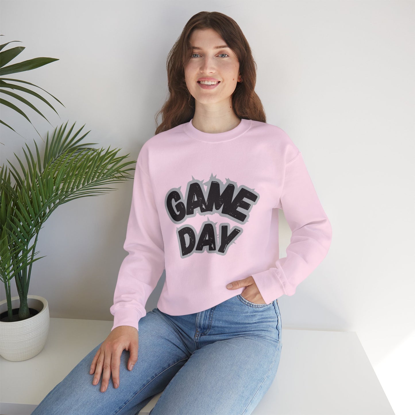 Game Day ink Unisex Heavy Blend Crewneck Sweatshirt - Perfect for Sports Fans