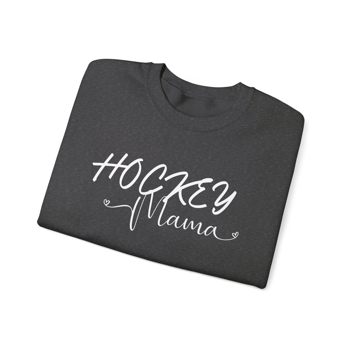 Hockey Mama Unisex Heavy Blend™ Crewneck Sweatshirt - Cozy Sportswear for Hockey Moms