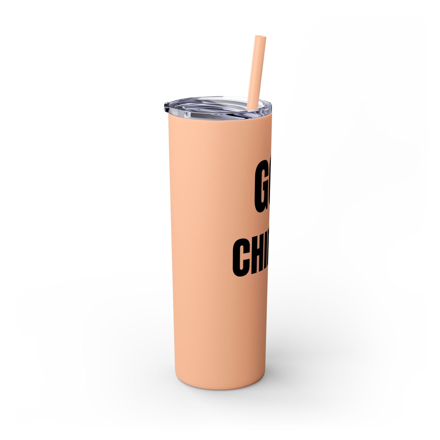 Got Chirps? Hockey Skinny Tumbler with Straw - Fun 20oz Drinkware