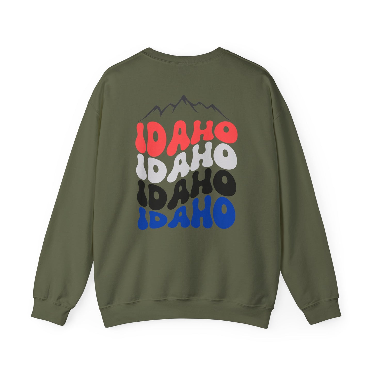 Idaho Vintage-Inspired Crewneck Sweatshirt - Unisex Heavy Blend™