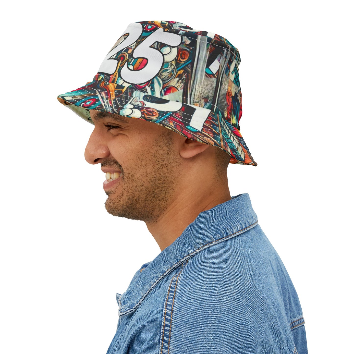 New Years 2025 Colorful Bucket Hat - Trendy Summer Accessory for Festivals and Celebrations