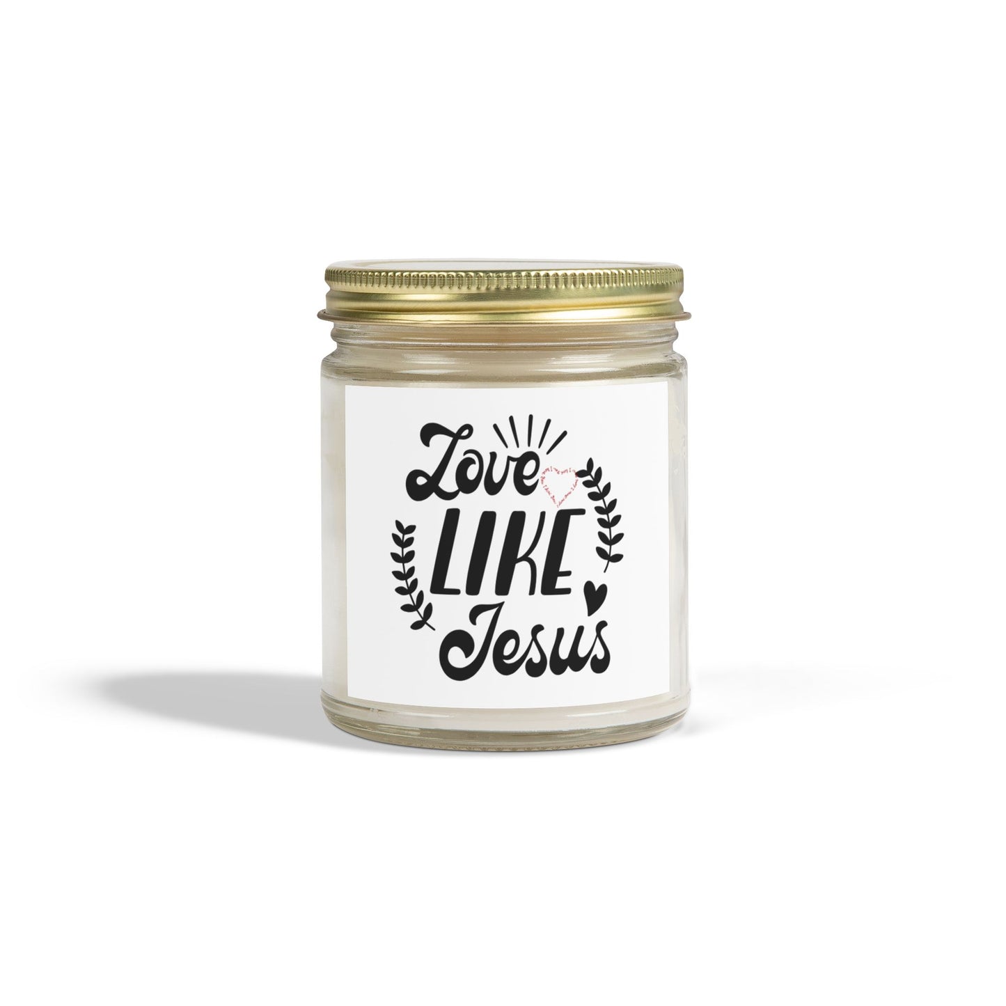 Love Like Jesus Scented Candle - Coconut Apricot Wax (4oz, 9oz)