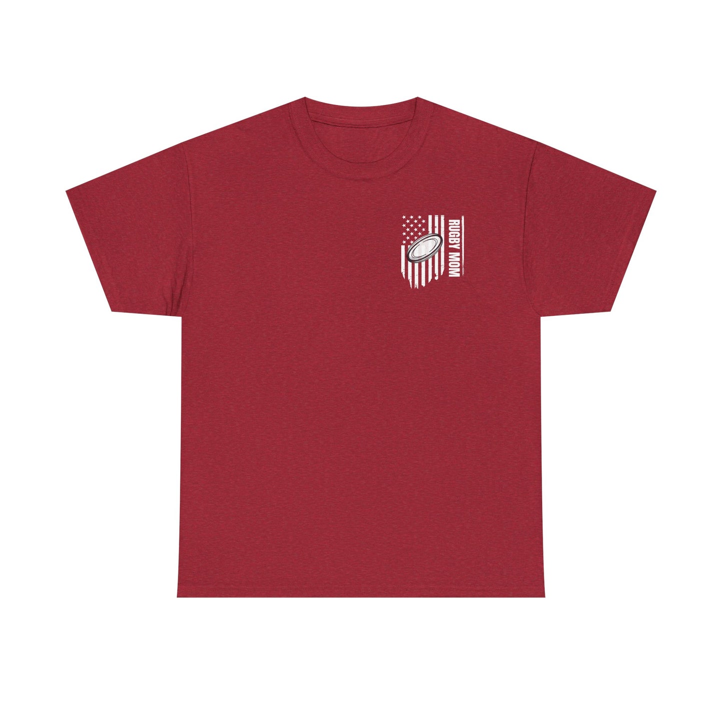RUGBY mom America - Stylish Football Graphic Tee for Game Day Enthusiasts