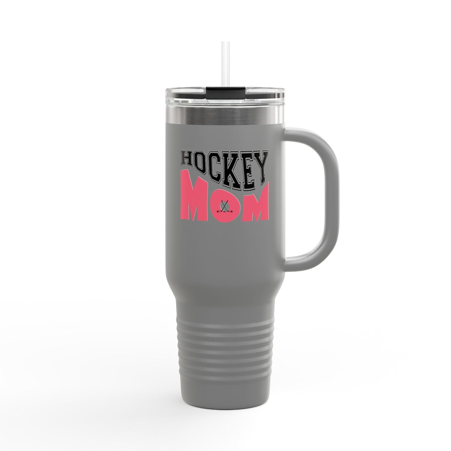 Hockey Mom Insulated Travel Mug | 40oz Coffee Cup for Sporty Moms