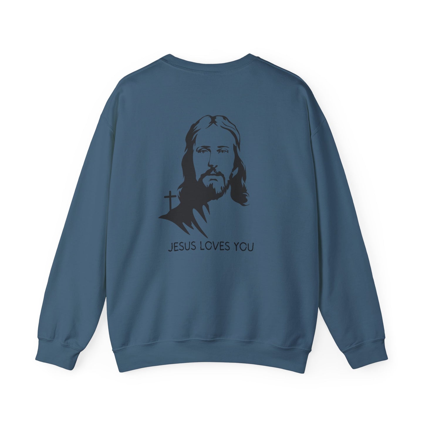 Christian Love Sweatshirt - Jesus Loves You Crewneck