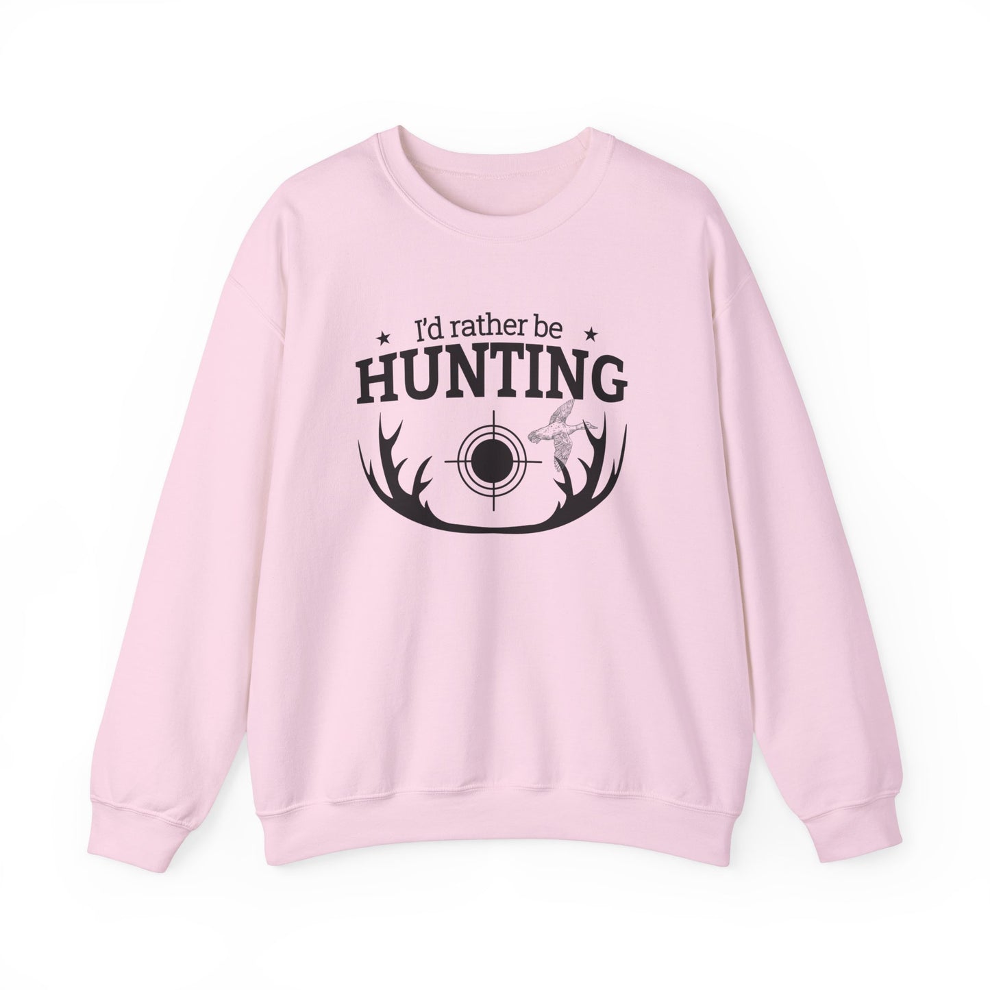 I'd Rather Be Hunting Unisex Crewneck Sweatshirt | Cozy Outdoor Apparel