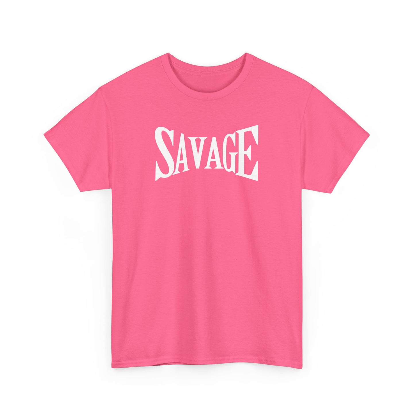 Savage Unisex Heavy Cotton Tee - Bold Graphic Tee for Statement Style