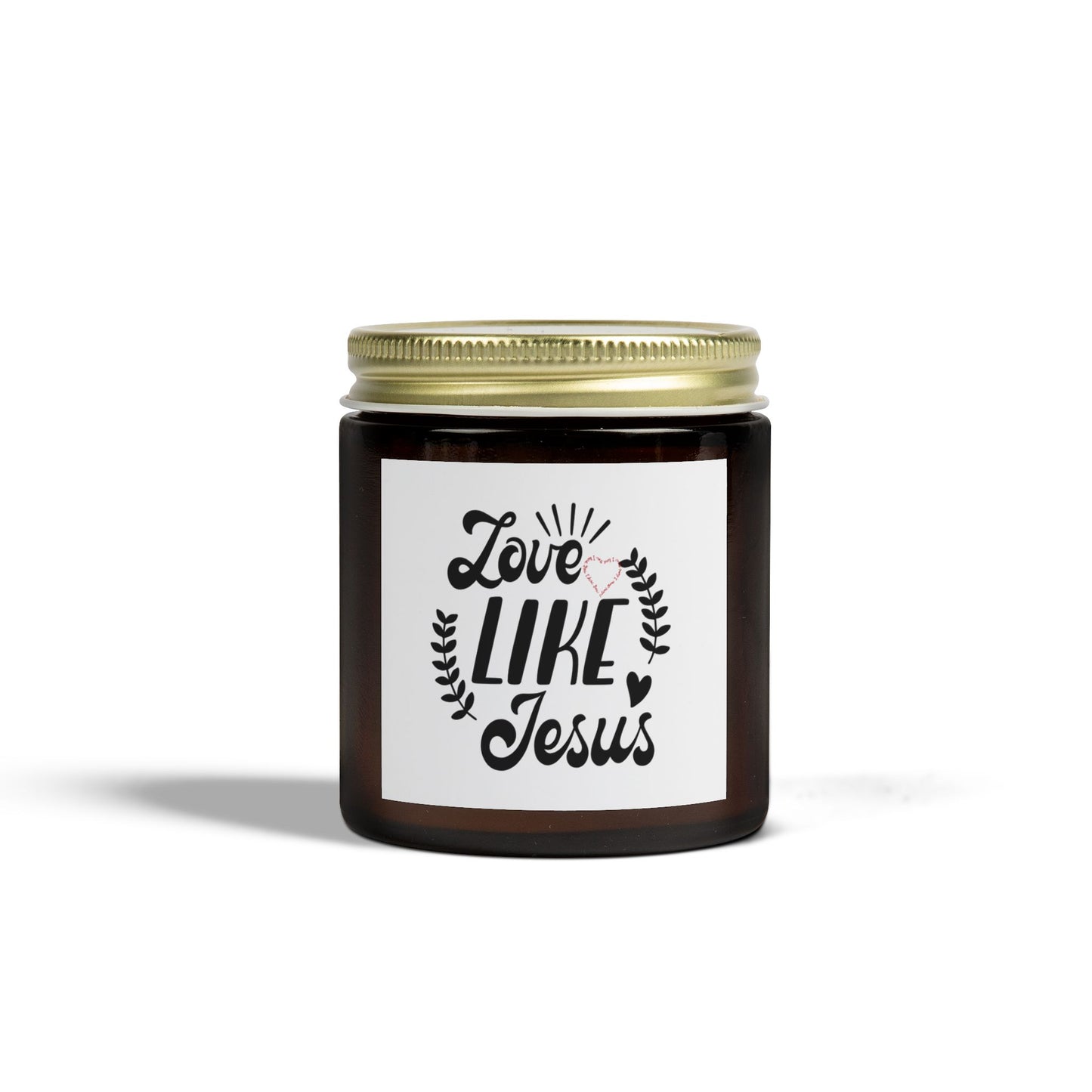 Love Like Jesus Scented Candle - Coconut Apricot Wax (4oz, 9oz)