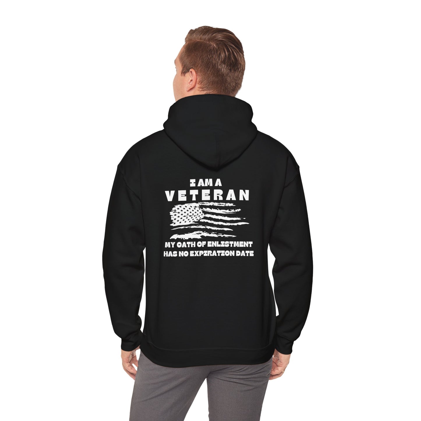 I AM A VETERAN - Cozy Unisex Heavy Blend™ Hooded Sweatshirt