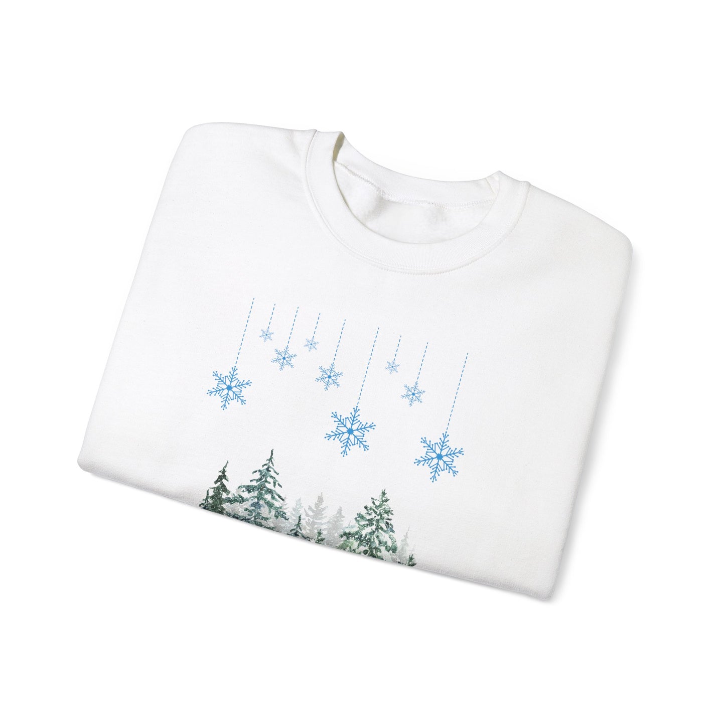 Winter Wonderland Penguin & Snowman Crewneck Sweatshirt