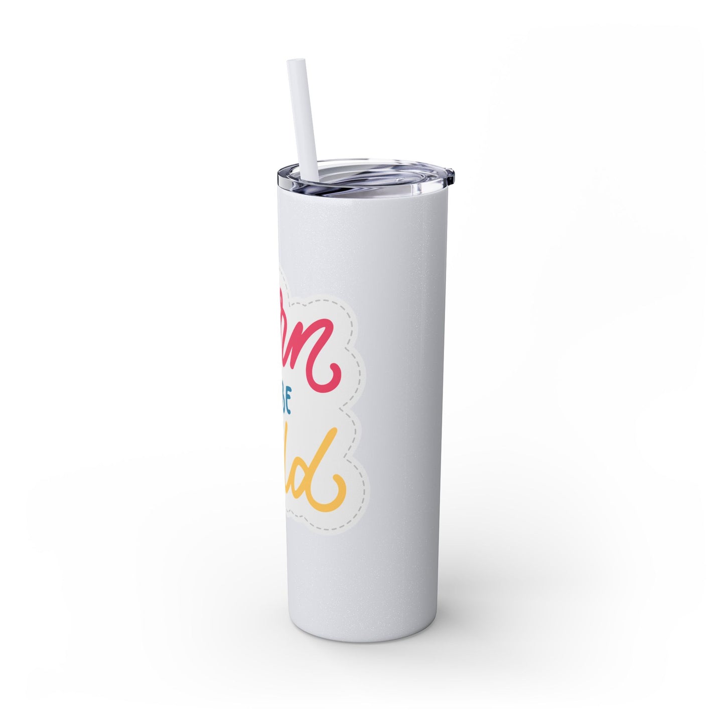 Born to be Wild 20oz Skinny Tumbler with Straw - Fun and Stylish Drinkware