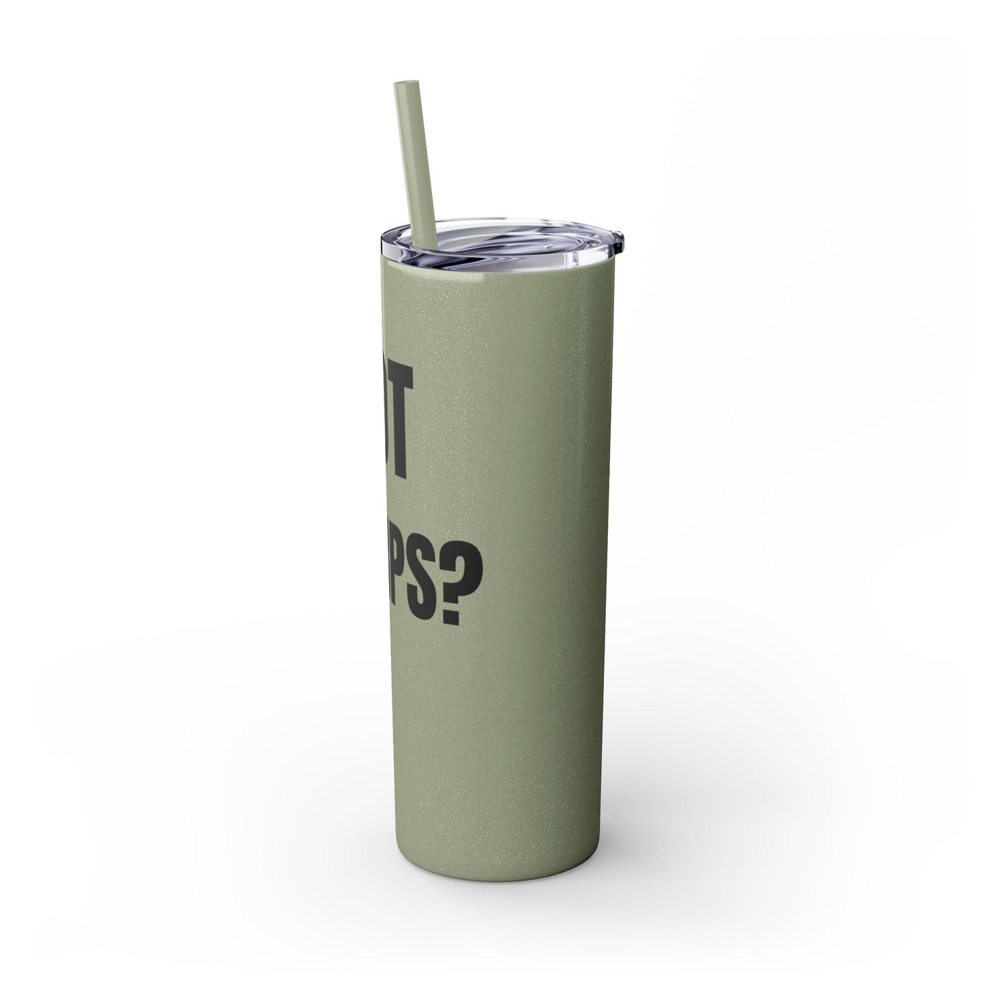 Got Chirps? Hockey Skinny Tumbler with Straw - Fun 20oz Drinkware