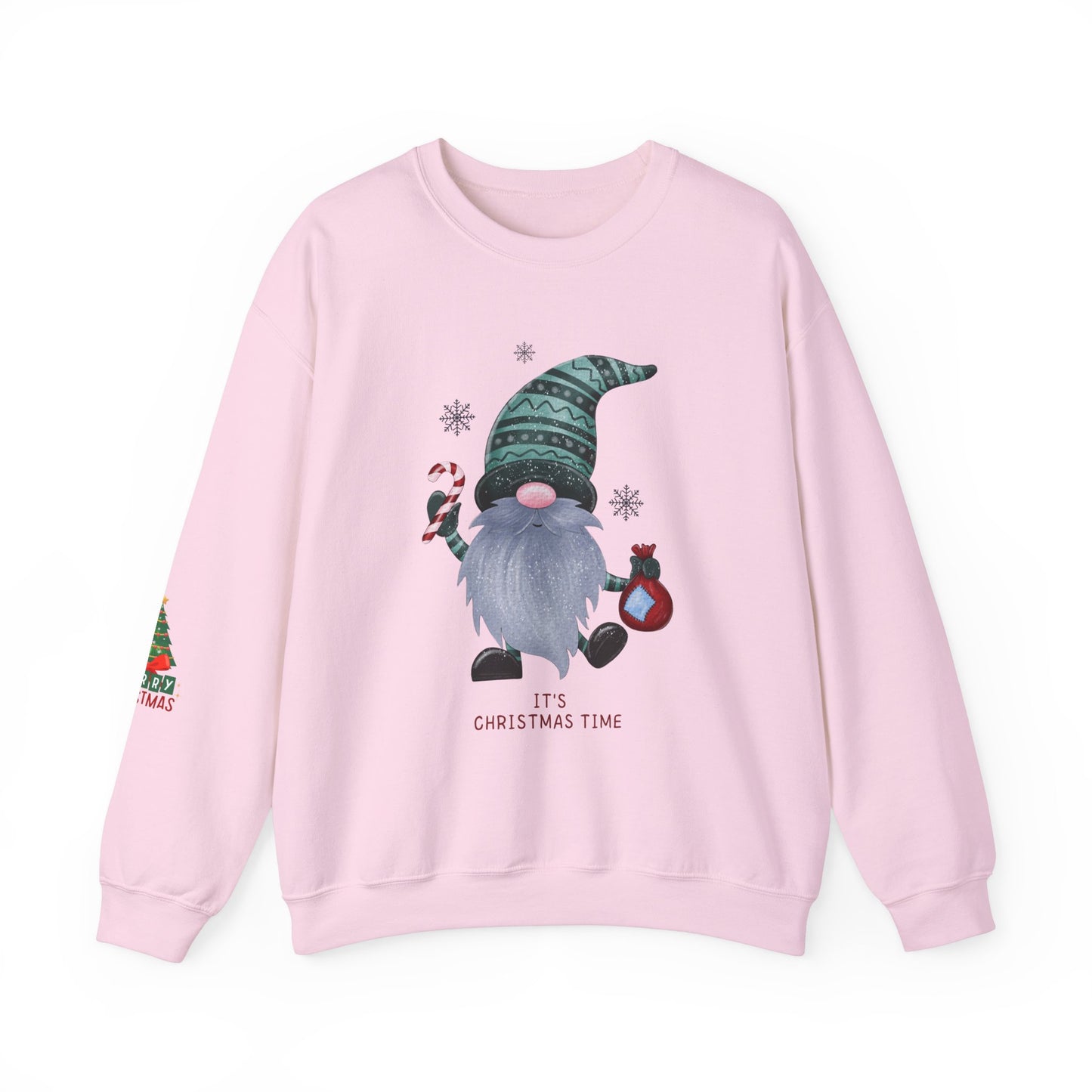 Christmas Gnome Crewneck Sweatshirt - It's Christmas Time