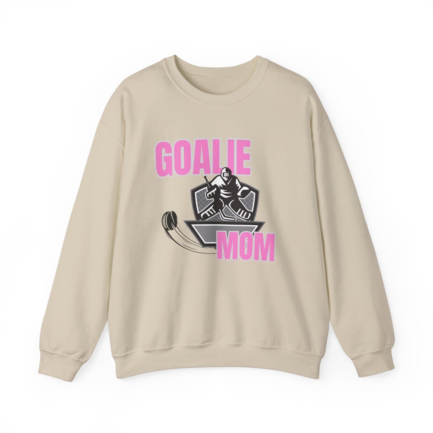 Goalie Mom Crewneck Sweatshirt | Cozy Hockey Apparel