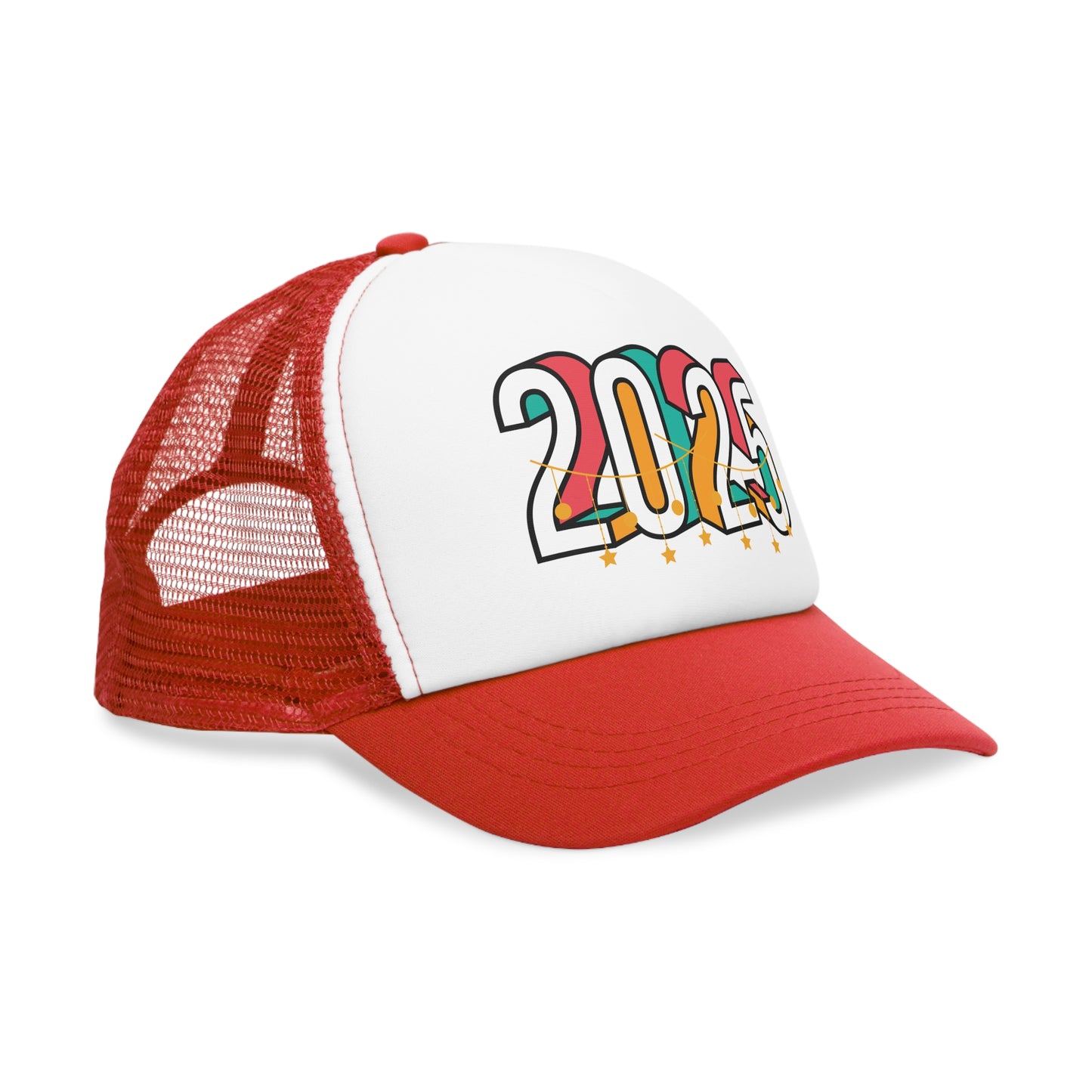 New Years Retro 2025 Mesh Cap - Perfect for Celebrations and Everyday Style