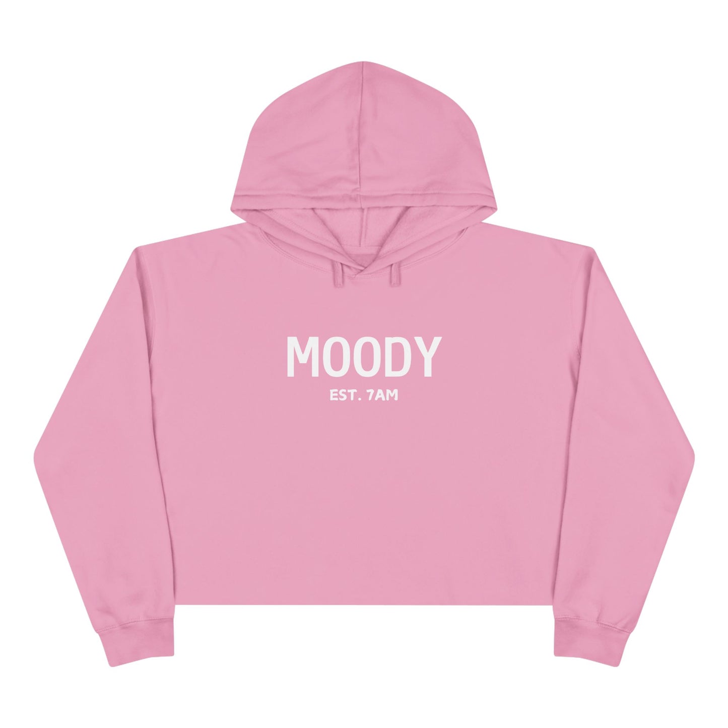 Moody Crop Hoodie - Stylish and Comfy Casual Wear for Every Mood