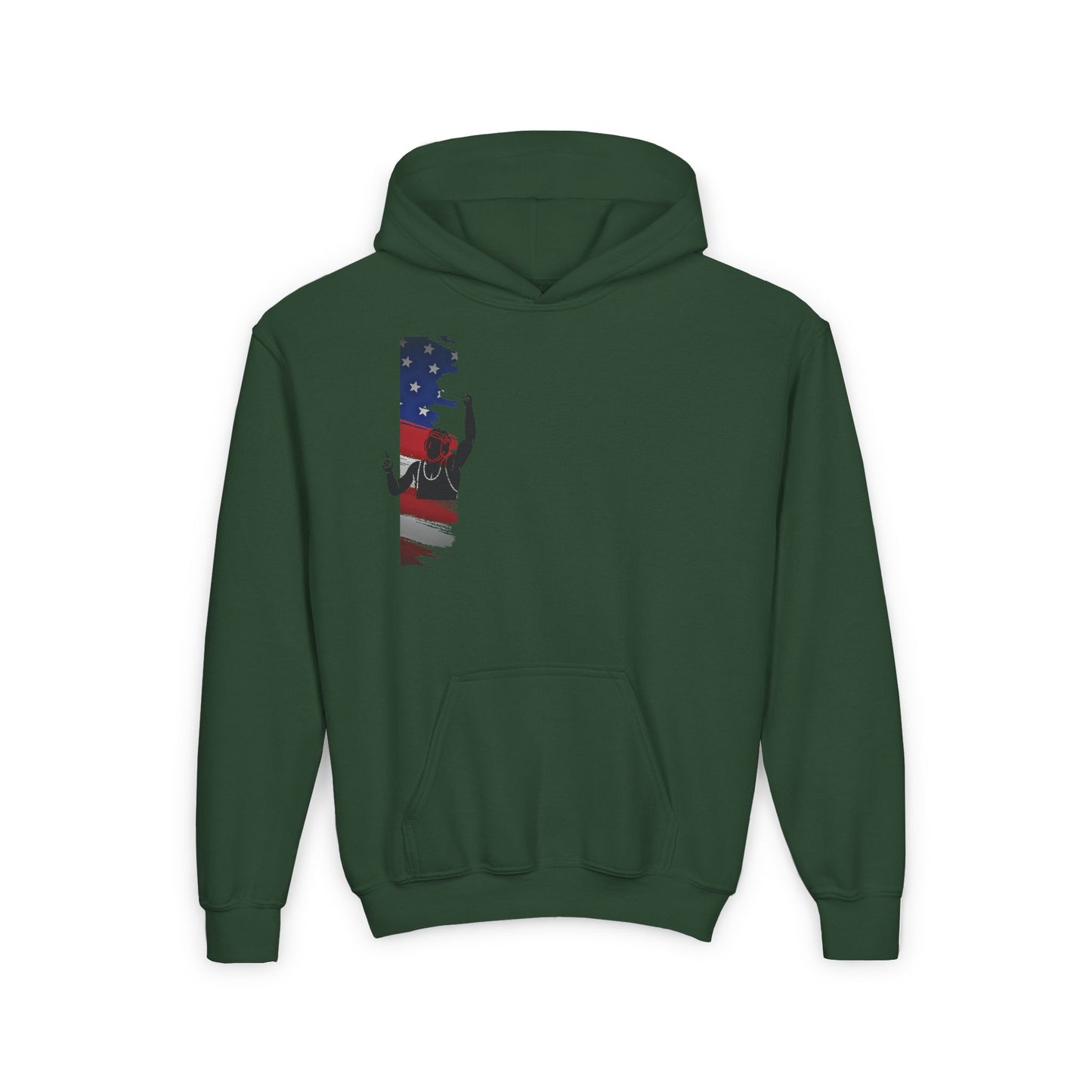 Patriotic Youth Wrestler Hoodie