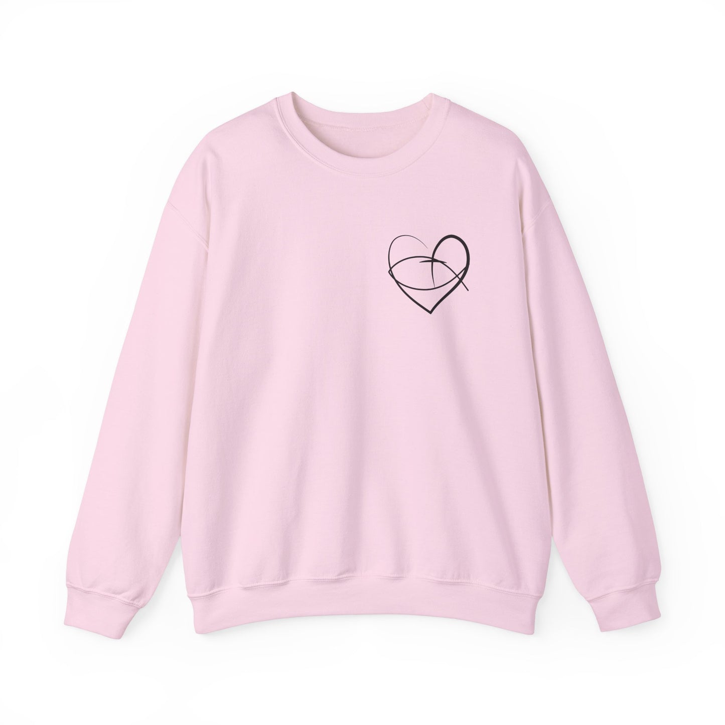 Faith & Hope Graphic Crewneck Sweatshirt | Unisex Heavy Blend | Inspirational Design