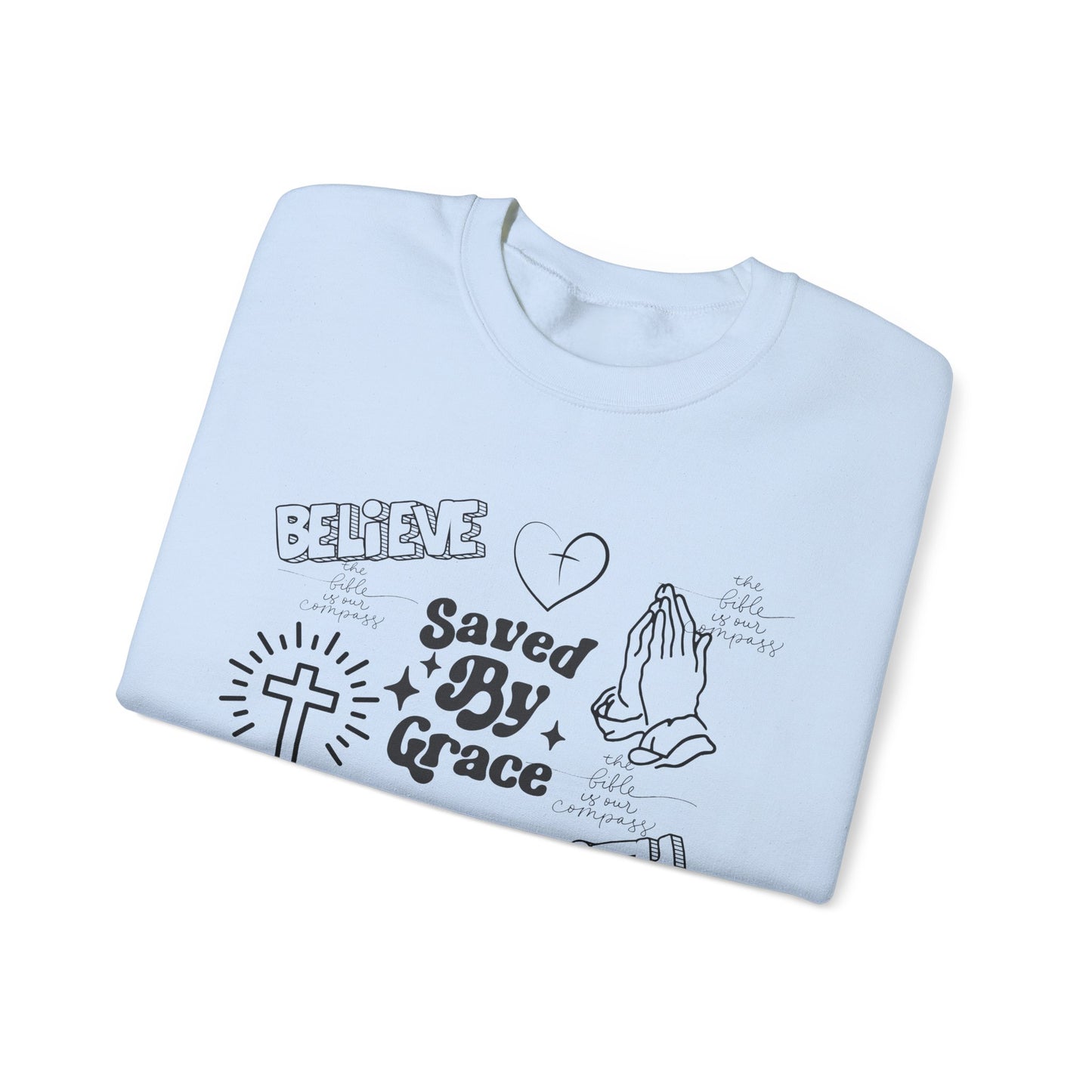 Faith & Grace Crewneck Sweatshirt - Unisex Heavy Blend™ - Perfect for Everyday Inspiration