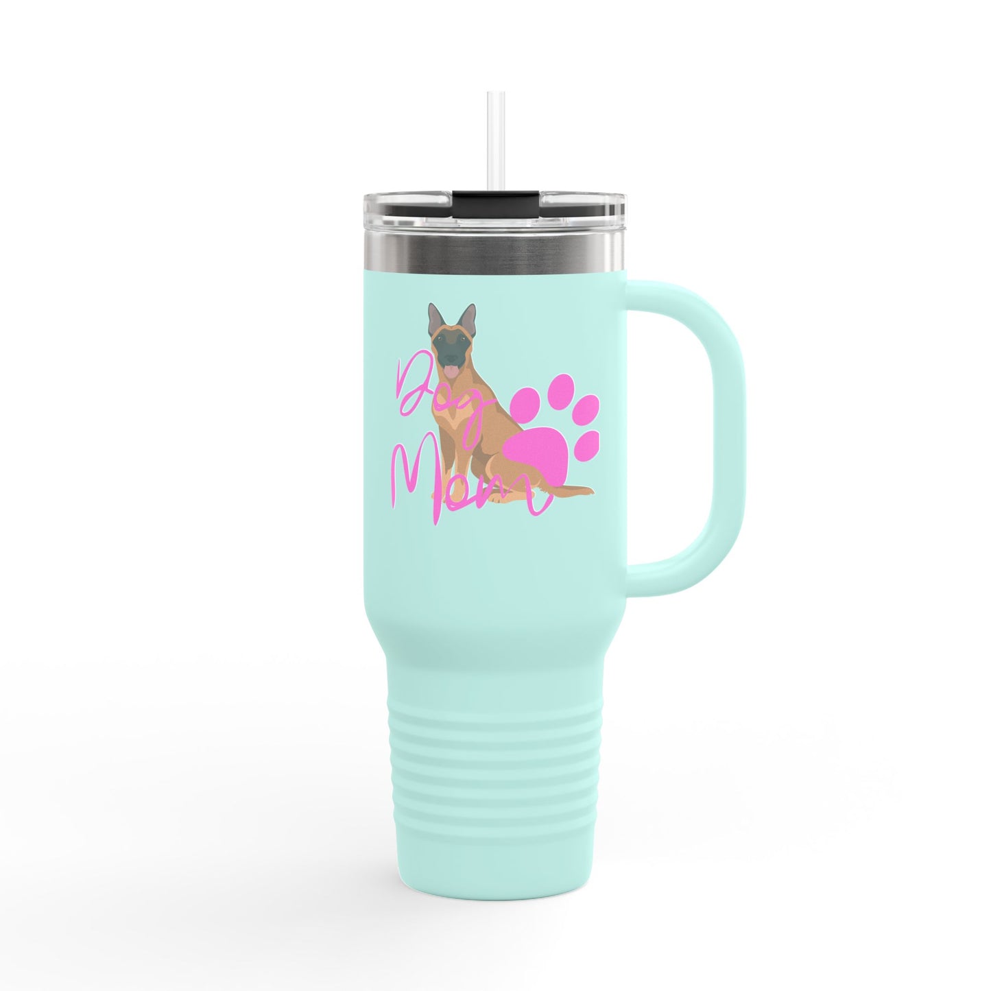 Cute Belgian Dog Mom Insulated Travel Mug - 40oz, Perfect Gift for Pet Lovers