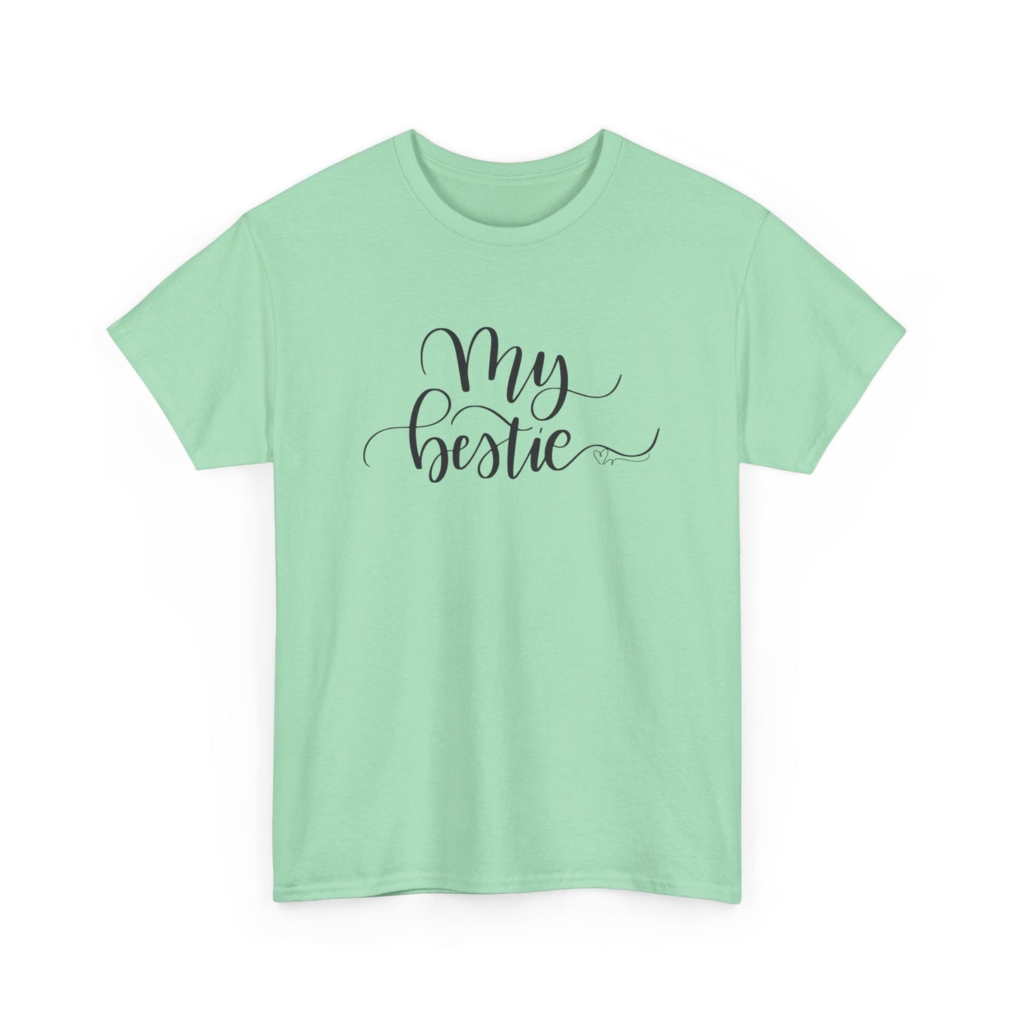 My Bestie Unisex Heavy Cotton Tee - Perfect Gift for Friends!