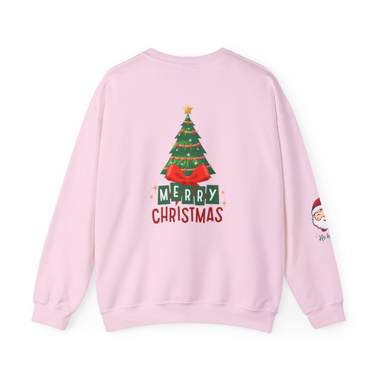 Merry Christmas Holly Jolly Crewneck Sweatshirt - Unisex Holiday Design