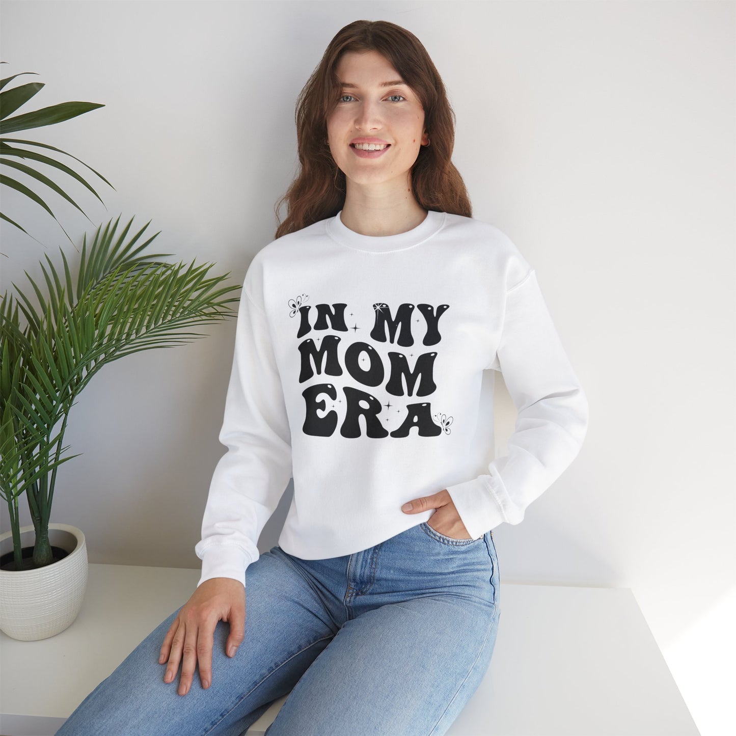 Funny Unisex Crewneck Sweatshirt - 'In My Mom Era'