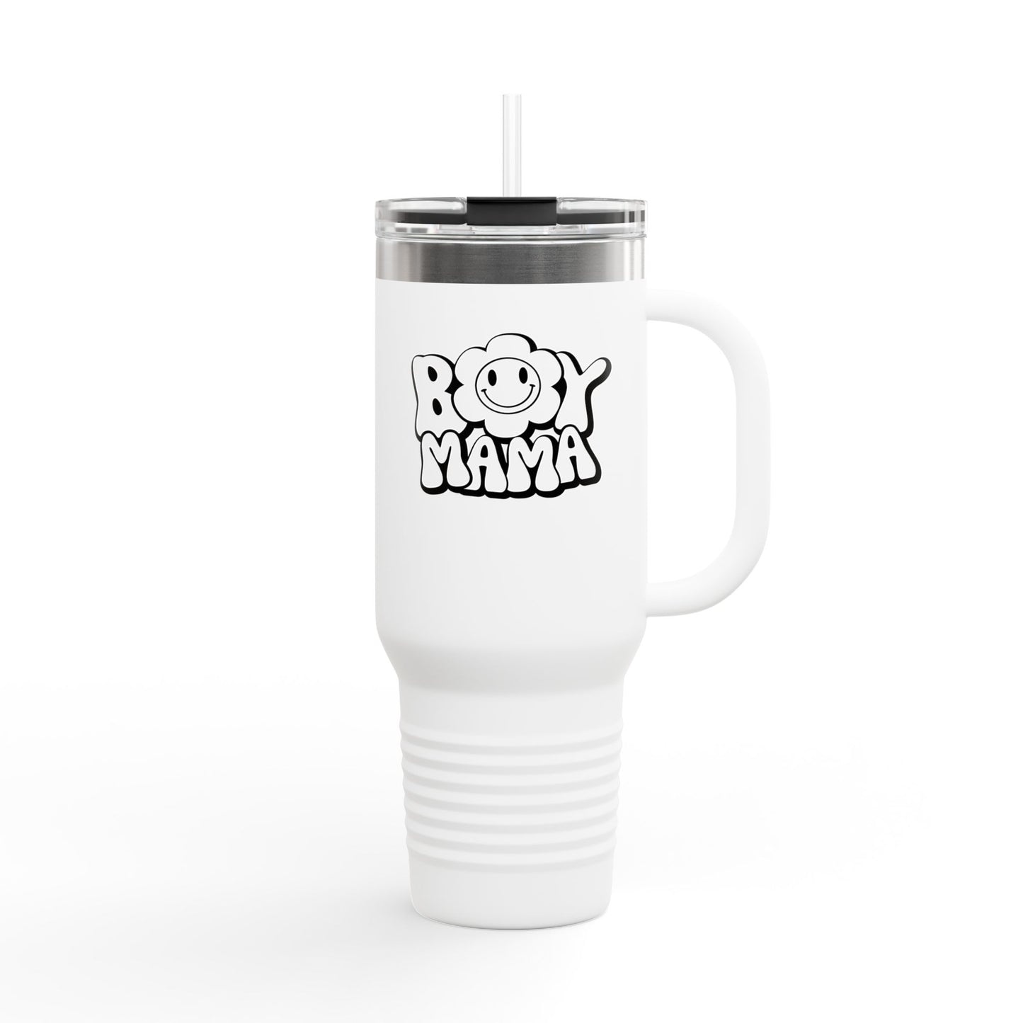 Boy Mama Insulated Travel Mug - 40oz Adventure Companion