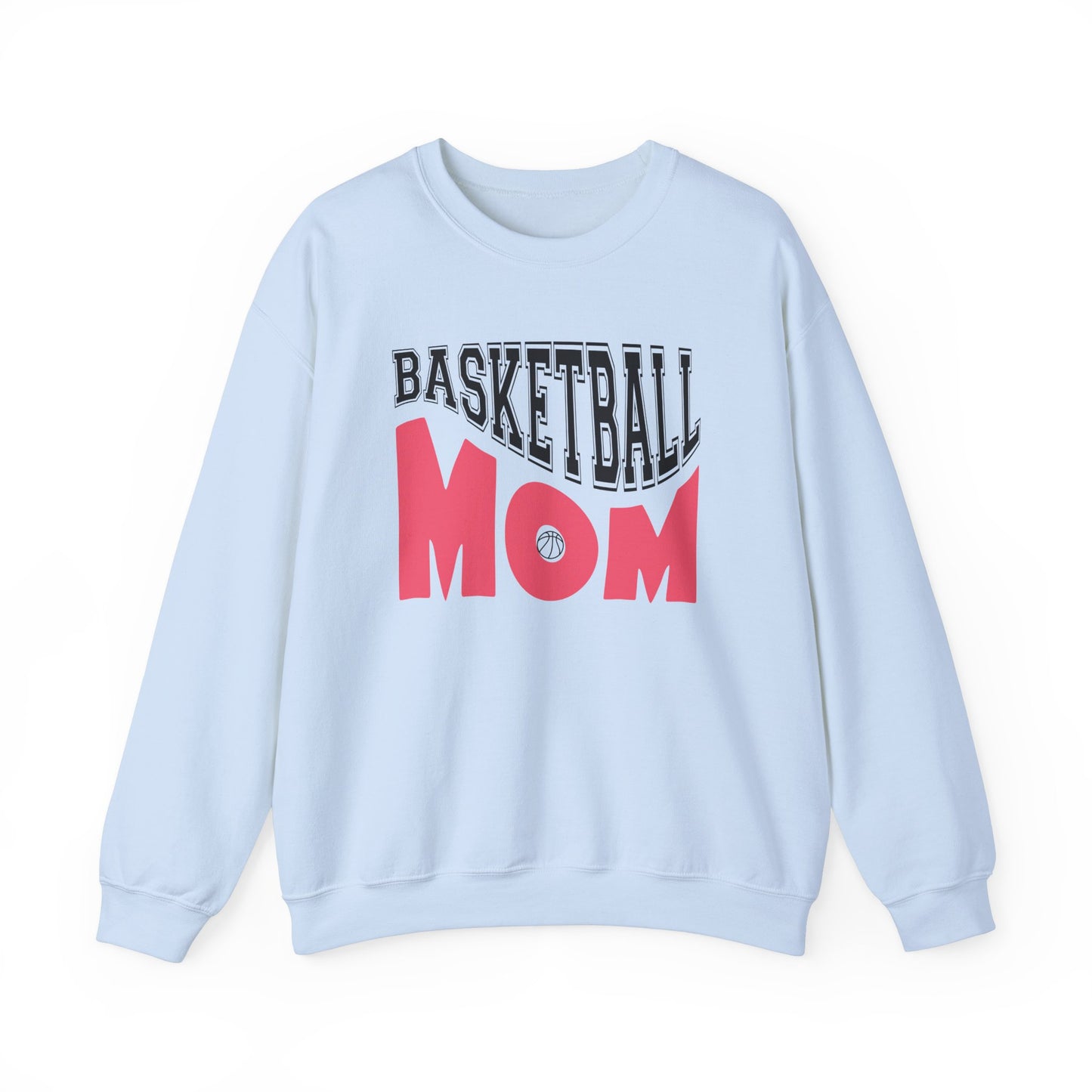 Basketball Mom Unisex Heavy Blend™ Crewneck Sweatshirt - Perfect Gift for Sports Moms