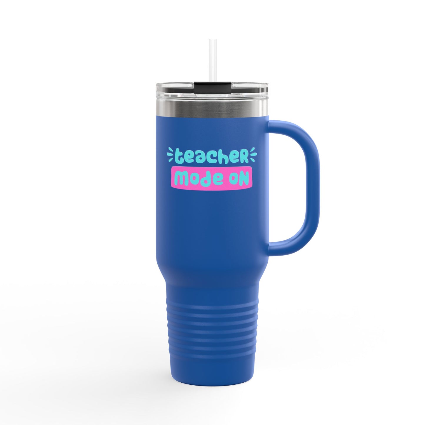 Teacher Mode Insulated Travel Mug - 40oz, Perfect for On-the-Go Coffee Lovers