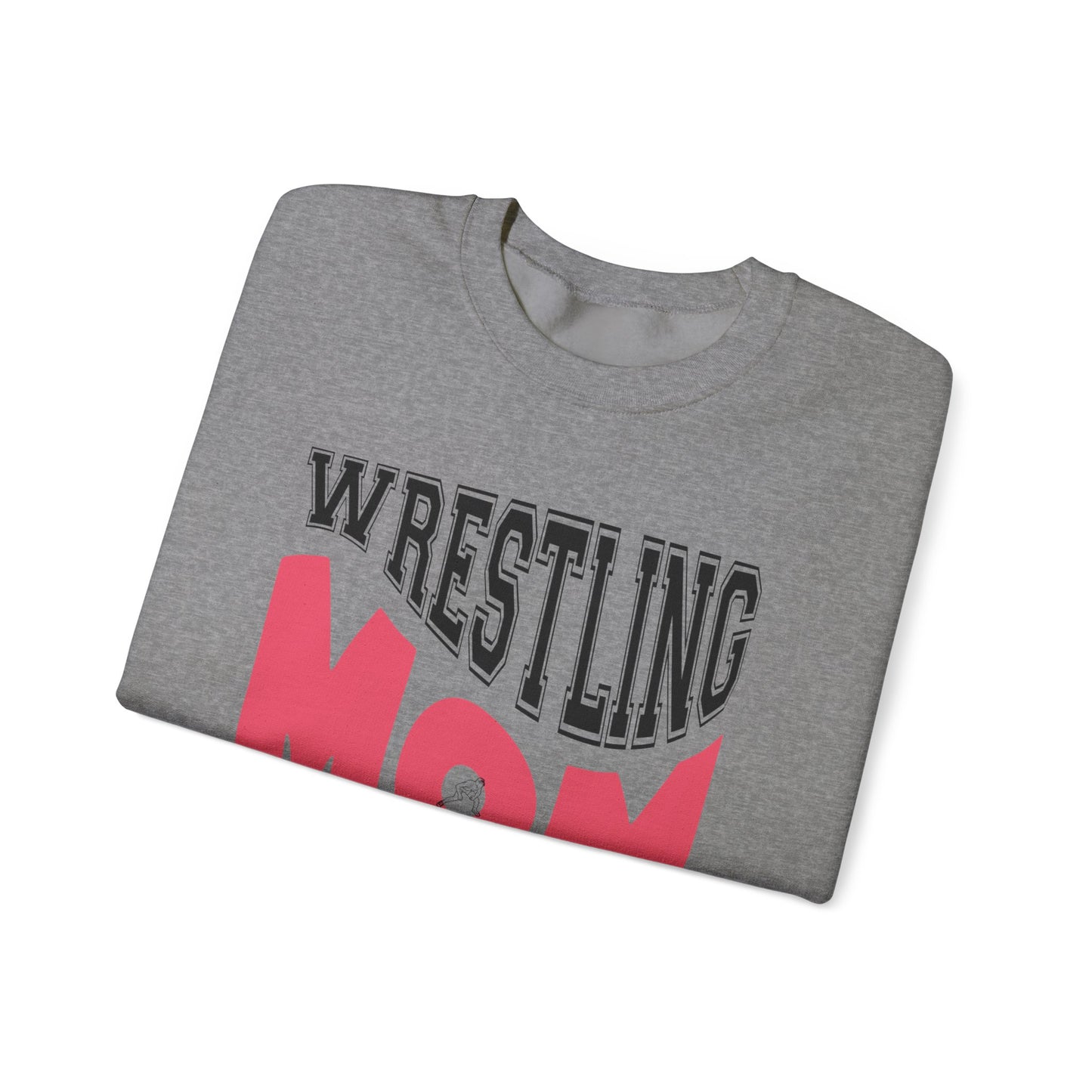 Wrestling Mom Sweatshirt - Unisex Heavy Blend Crewneck - Perfect Gift for Moms