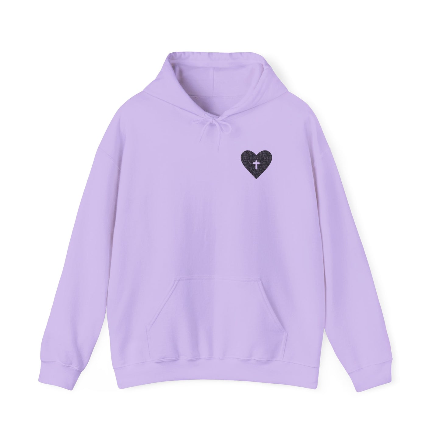 Faith & Comfort Unisex Hooded Sweatshirt - Healing Heart Design
