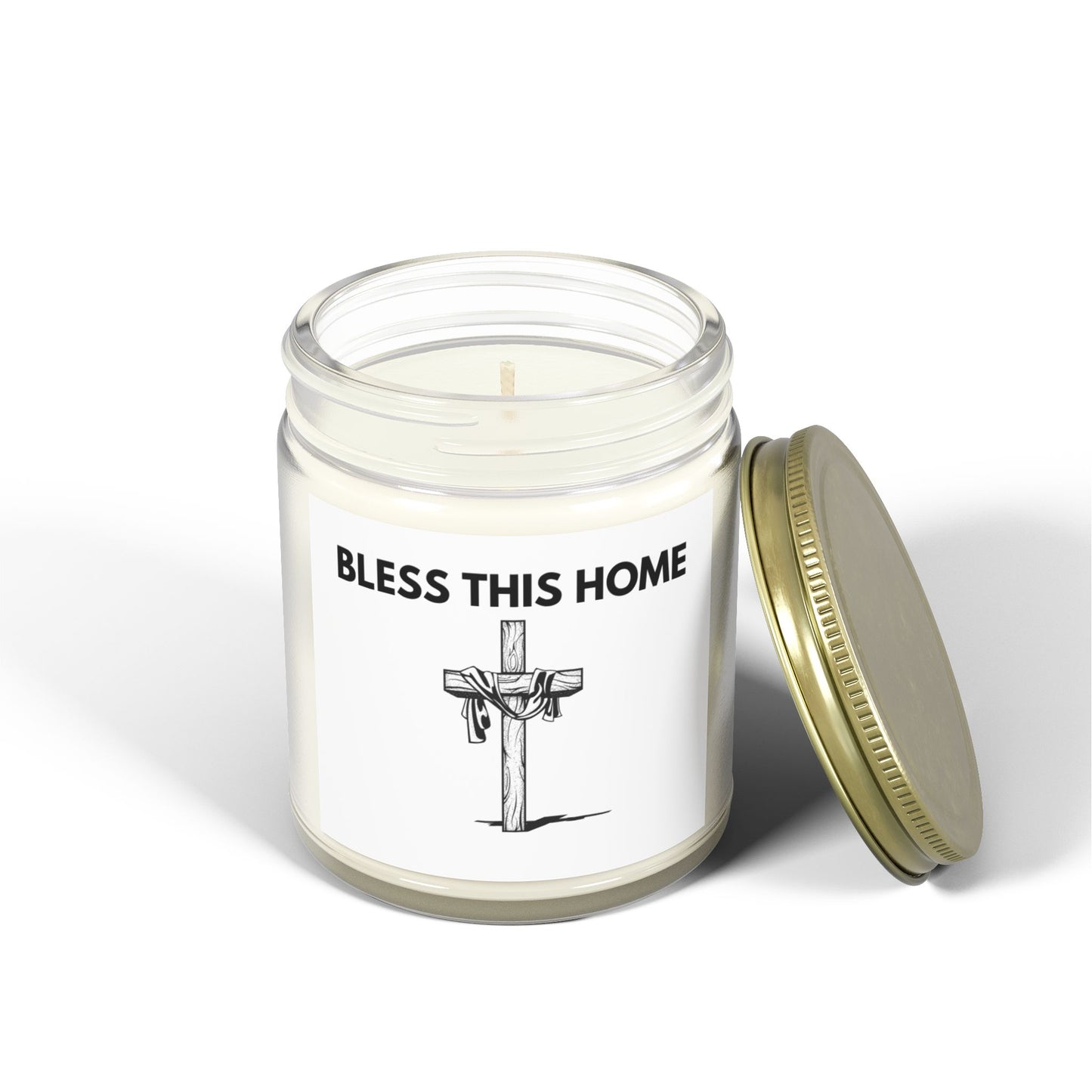 Bless This Home Scented Candle – Coconut Apricot Wax (4oz, 9oz)