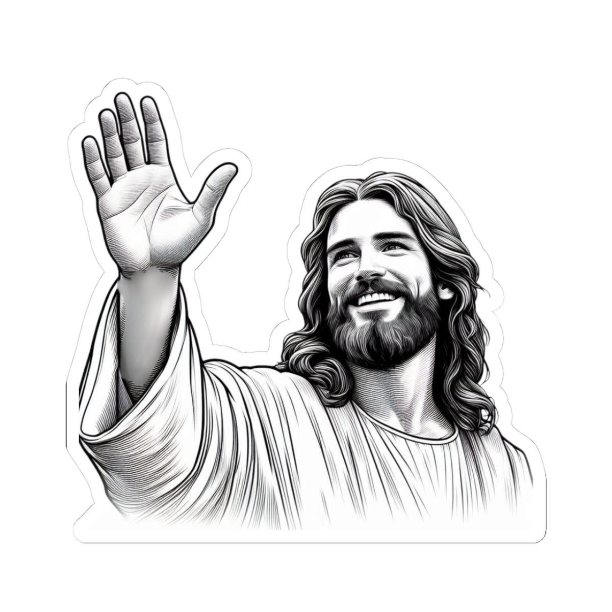 Inspirational Jesus Stickers - Faith & Encouragement Decor