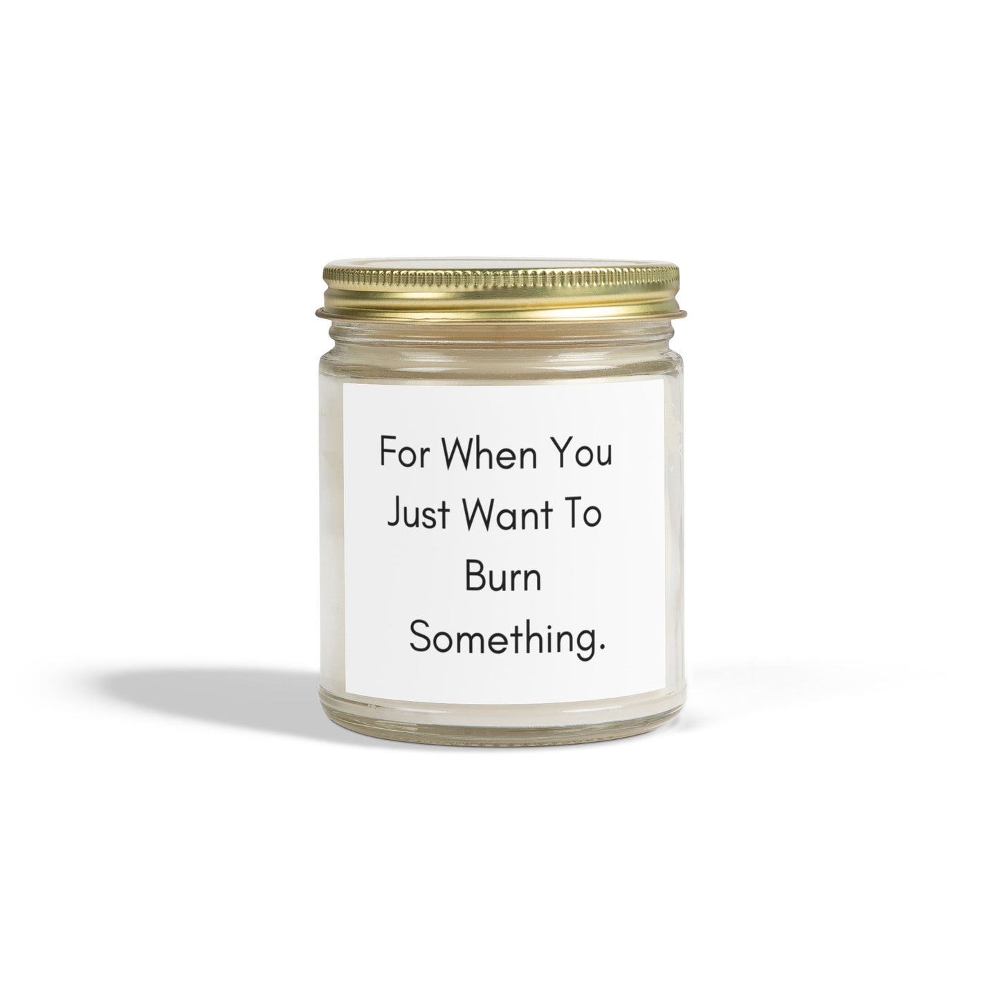 Silly Scented Candle - Coconut Apricot Wax (For When You Just Want To Burn Something)