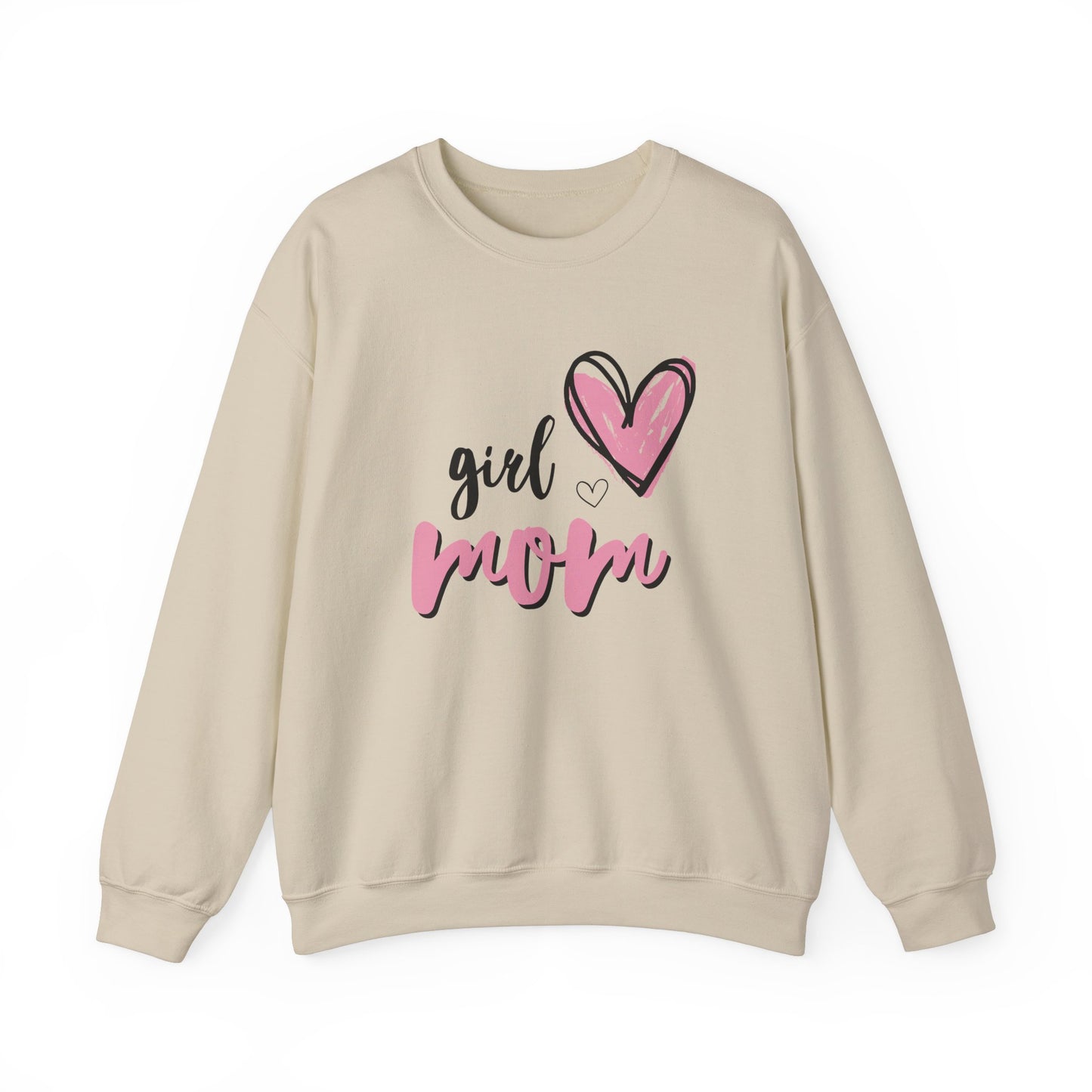 Girl Mom Crewneck Sweatshirt - Perfect Gift for Mother's Day