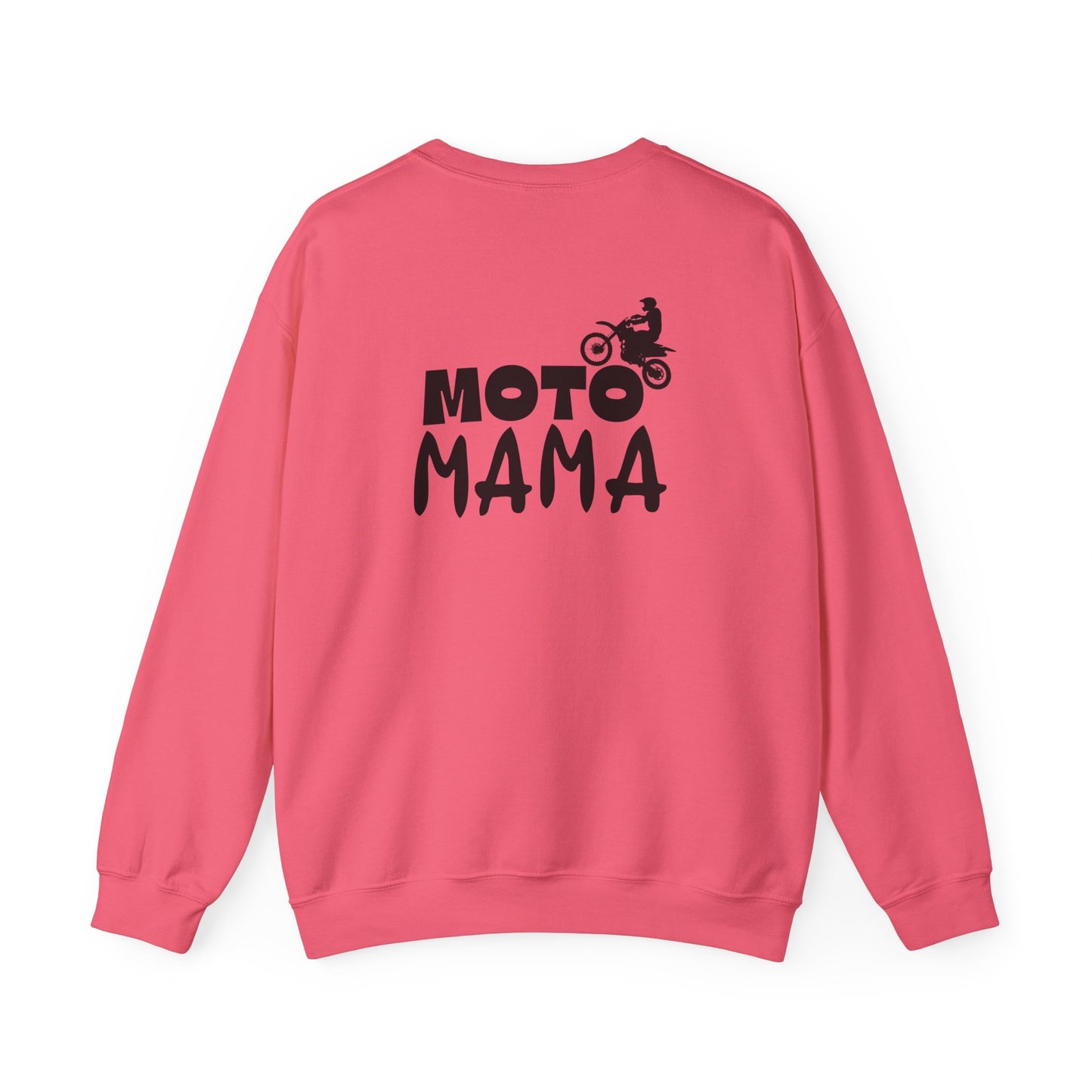 Moto Mama Unisex Heavy Blend™ Crewneck Sweatshirt - Perfect Gift for Motorcycle Moms